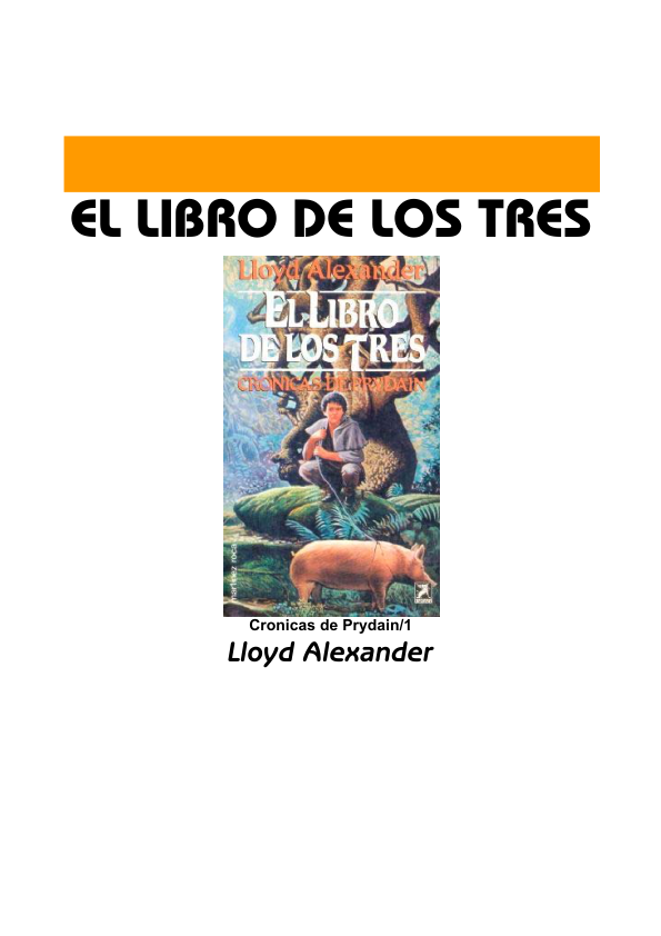 Portada de Microsoft Word - El libro de los tres.doc